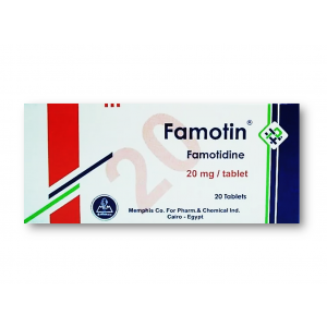 FAMOTIN 20 MG ( FAMOTIDINE ) 20 TABLETS 